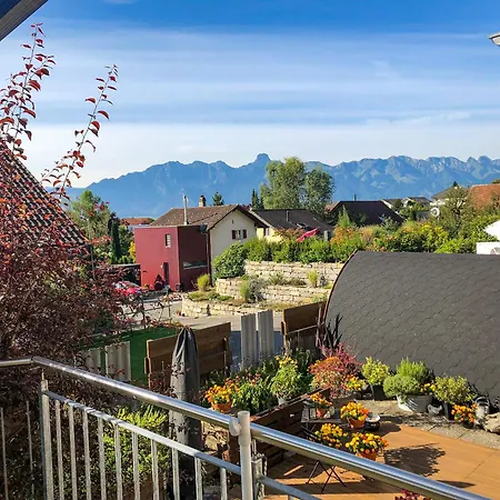 アパート Grosszuegige Ferienwohnung Mit Alpenblick Nahe Thun